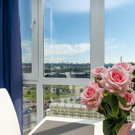 Fashionable Panoramic Apartments Dnieper. Obolon Kiew Exterior foto